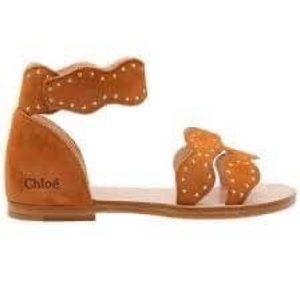 Brand new girls suede sandals size eu34 or us2